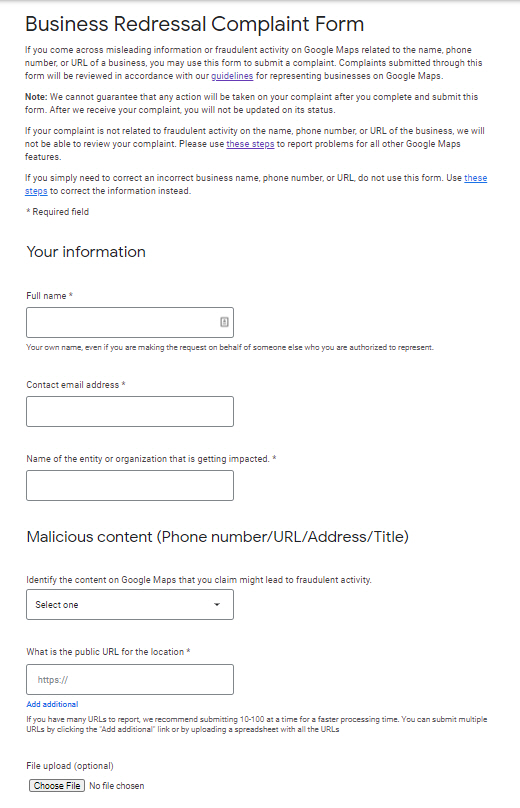 Edit company information - Google My Business-4