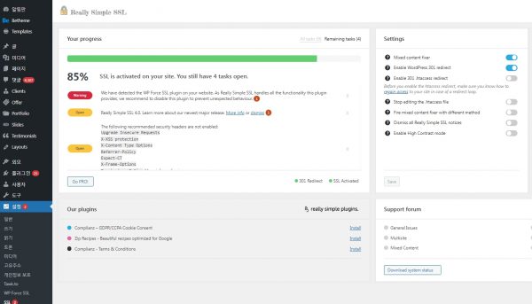 Conflict between Really Simple SSL and WP Force SSL & HTTPS Redirect plugin
