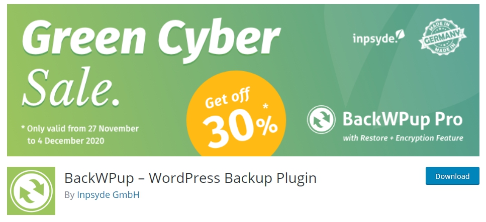 백업 플러그인을 이용하여 워드프레스 백업하기-BackWPup– WordPress Backup Plugin-cover-image