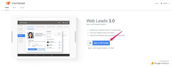 구글 애널리틱스-fastbase-webleadsforgoogle-analytics-시작하기
