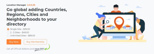 geodirectory_위치관리자 애드온