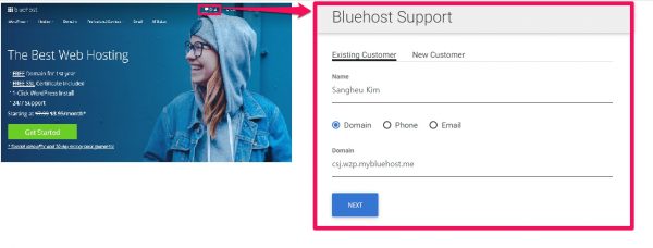 bluehost-chat
