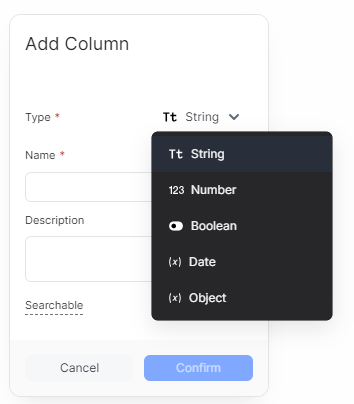 botpress-add column