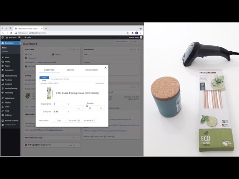 Barcode Scanner and Inventory manager-POS-Point of Sale-scan barcodes-create orders with barcode reader 플러그인