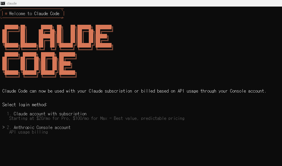 claude auth login-2